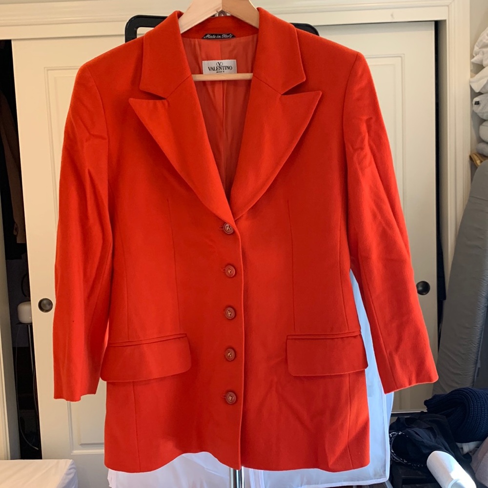 VALENTINO red/orange blazer
